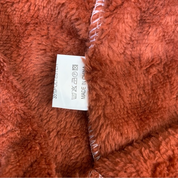 Yuna Fashion Fleece Drawstring Cozy Lounge Pants Size Small Medium Burnt Orange - Picture 13 of 15